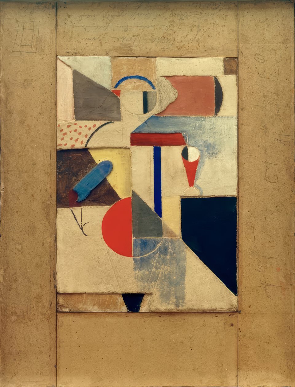 Figur in absoluter Stellung von Willi Baumeister