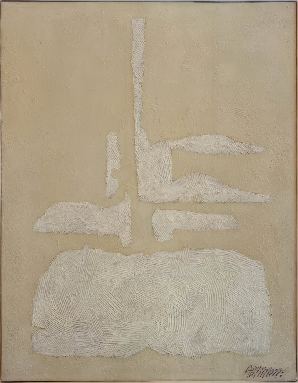 Hani-i-wit met kamgaren door Willi Baumeister