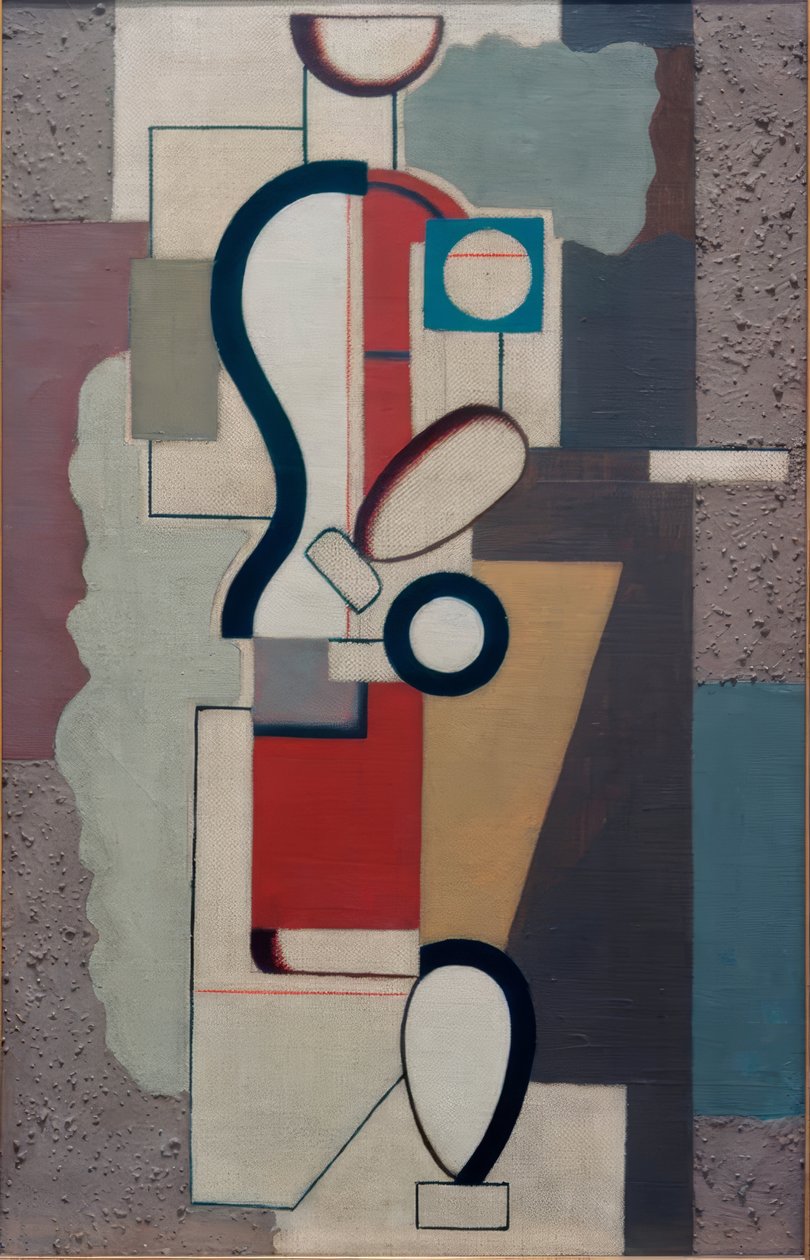 machine-mens door Willi Baumeister