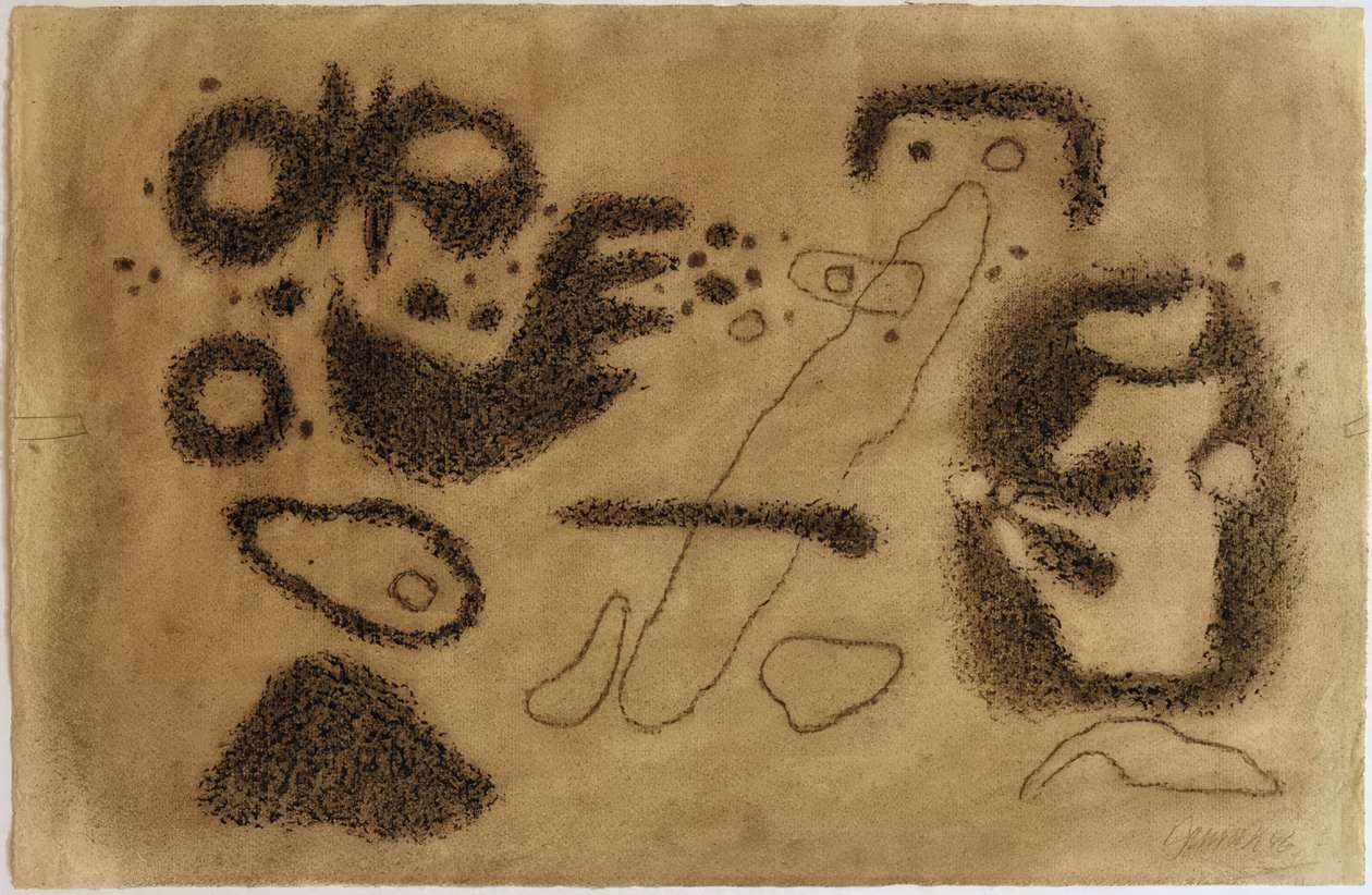 Zonder titel door Willi Baumeister