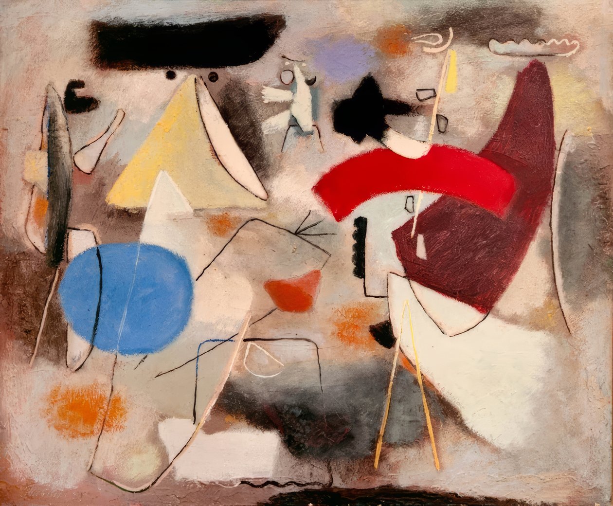 Sarabande door Willi Baumeister