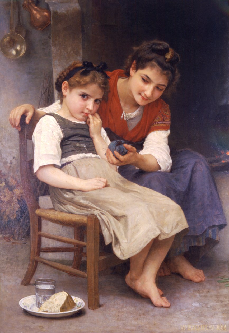 Kleine Chagrijnige door William-Adolphe Bouguereau