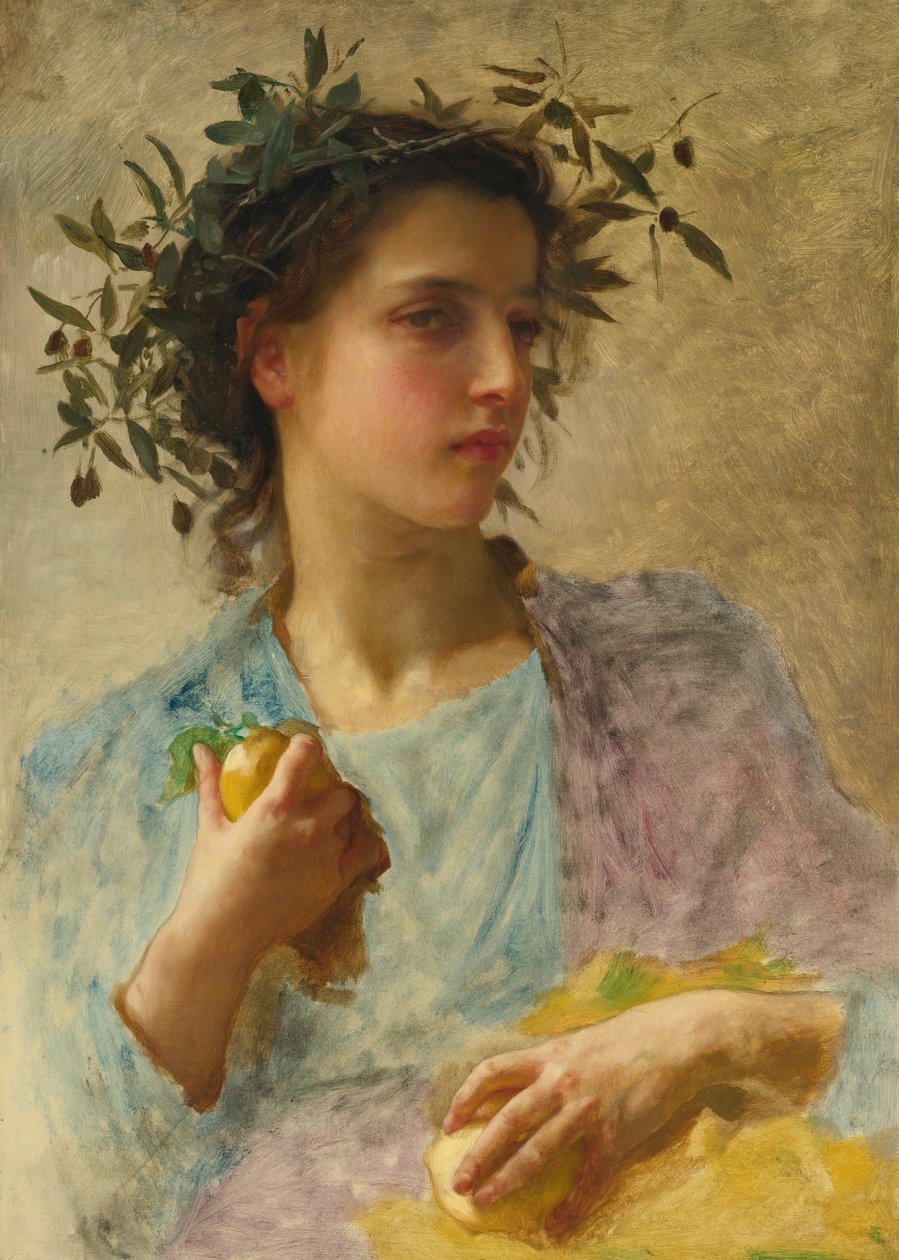 De Zomer door William Adolphe Bouguereau