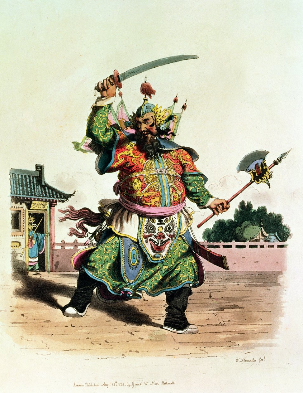 Een Chinese Komiek, illustratie uit 
