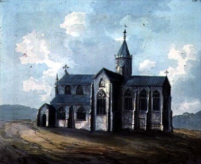 Een Kerk met een Ronde Toren door William Anderson
