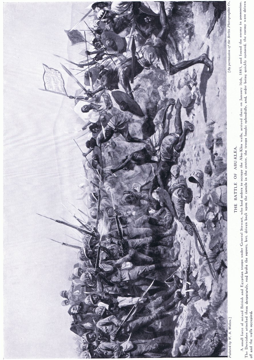 De Slag bij Abu-Klea 16 januari 1885 AD door William Barnes Wollen