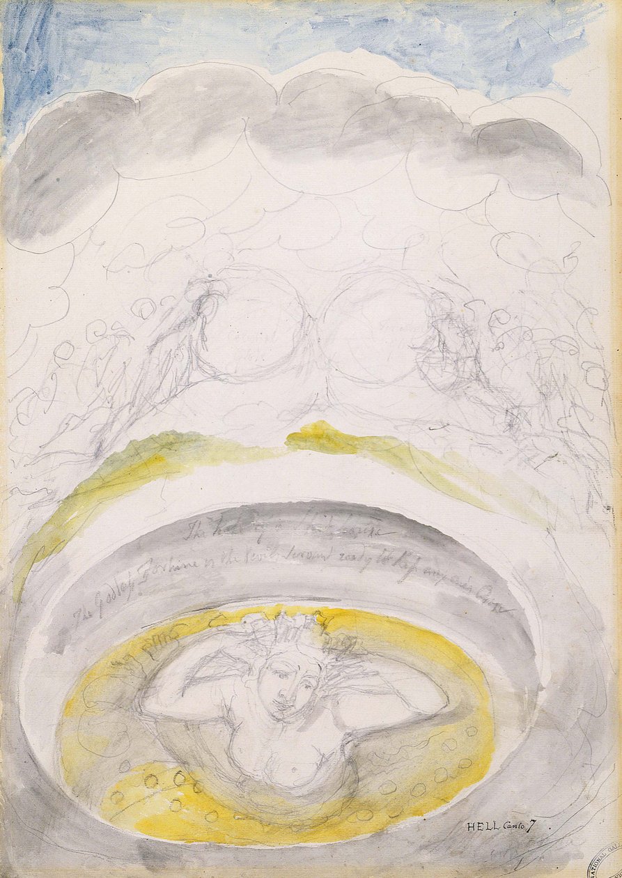 Illustraties bij Dantes Goddelijke door William Blake