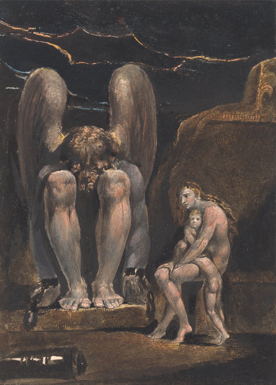 Amerika. Een Profetie, Plaat 1, Frontispice door William Blake