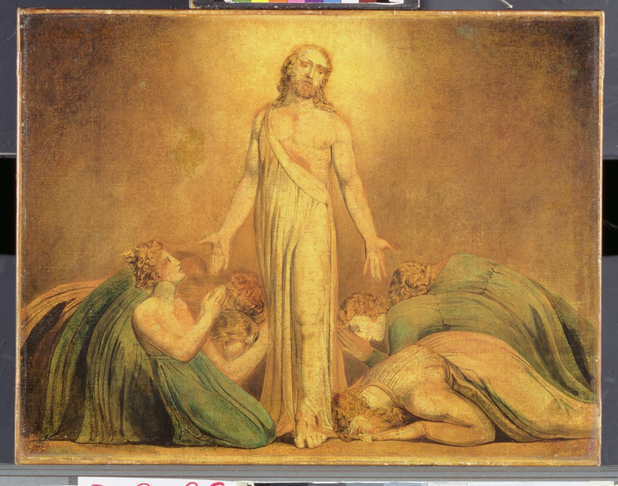Christus verschijnt aan de apostelen na de opstanding, 1795-1805 door William Blake