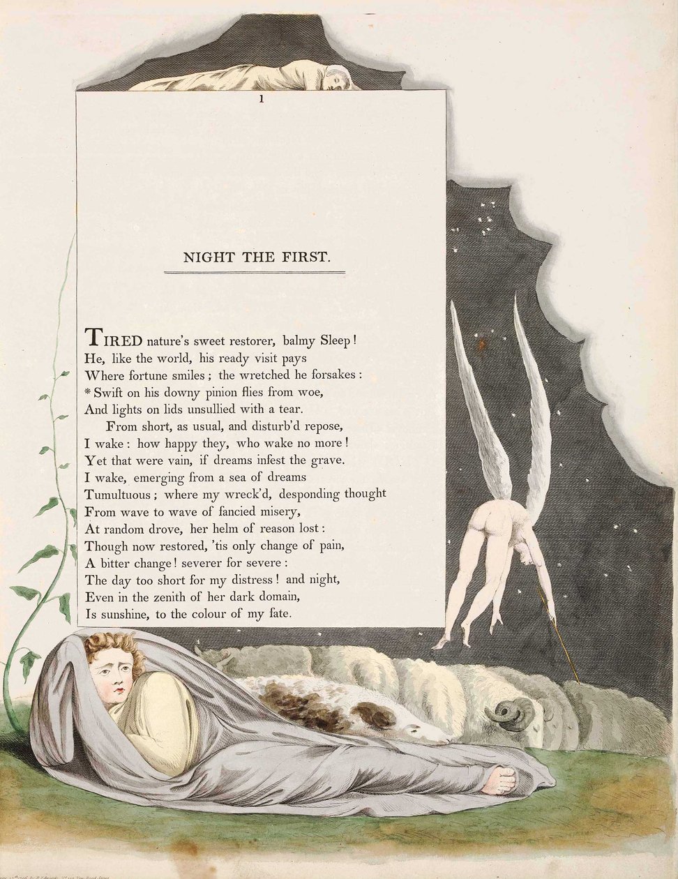 Edward Young Nachtgedachten door William Blake