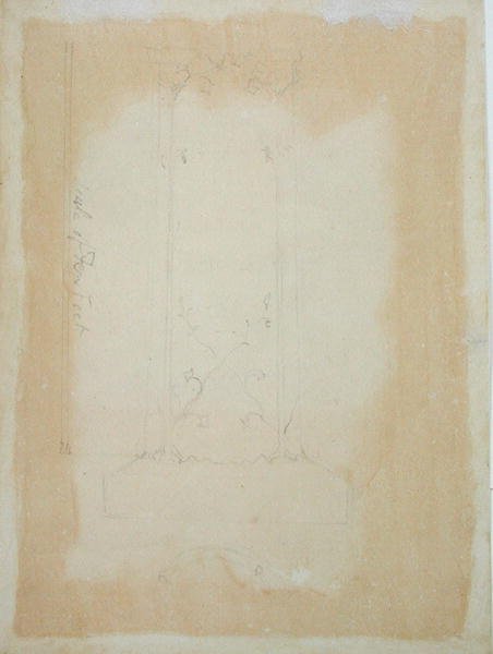 Verhoging en Plan van een Monument, 1819-20 door William Blake