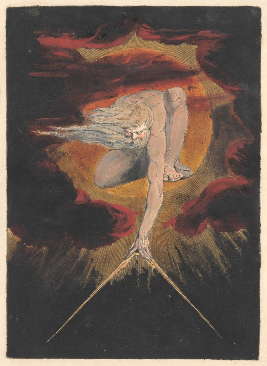 Europa. Een Profetie, Plaat 1, Frontispice door William Blake