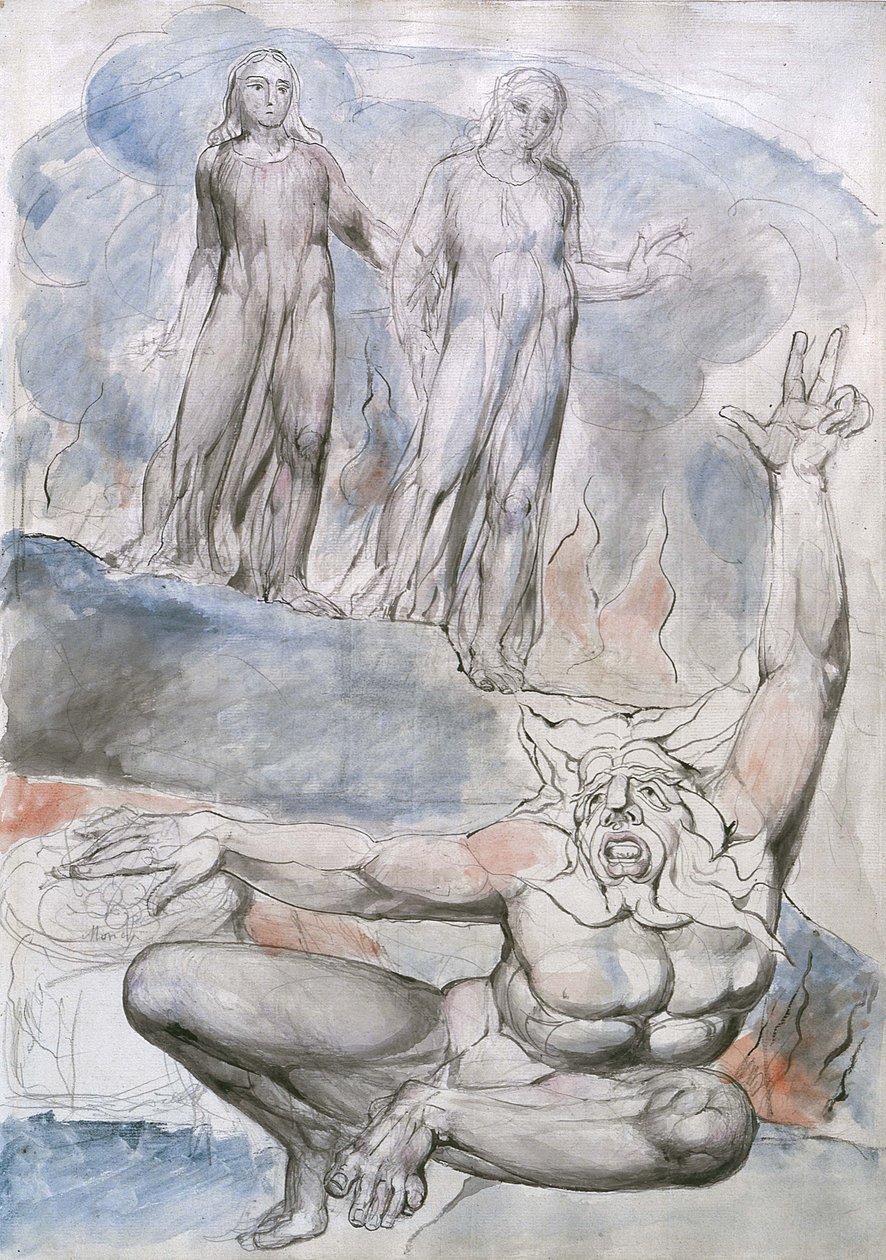 Illustraties bij Dantes Goddelijke door William Blake