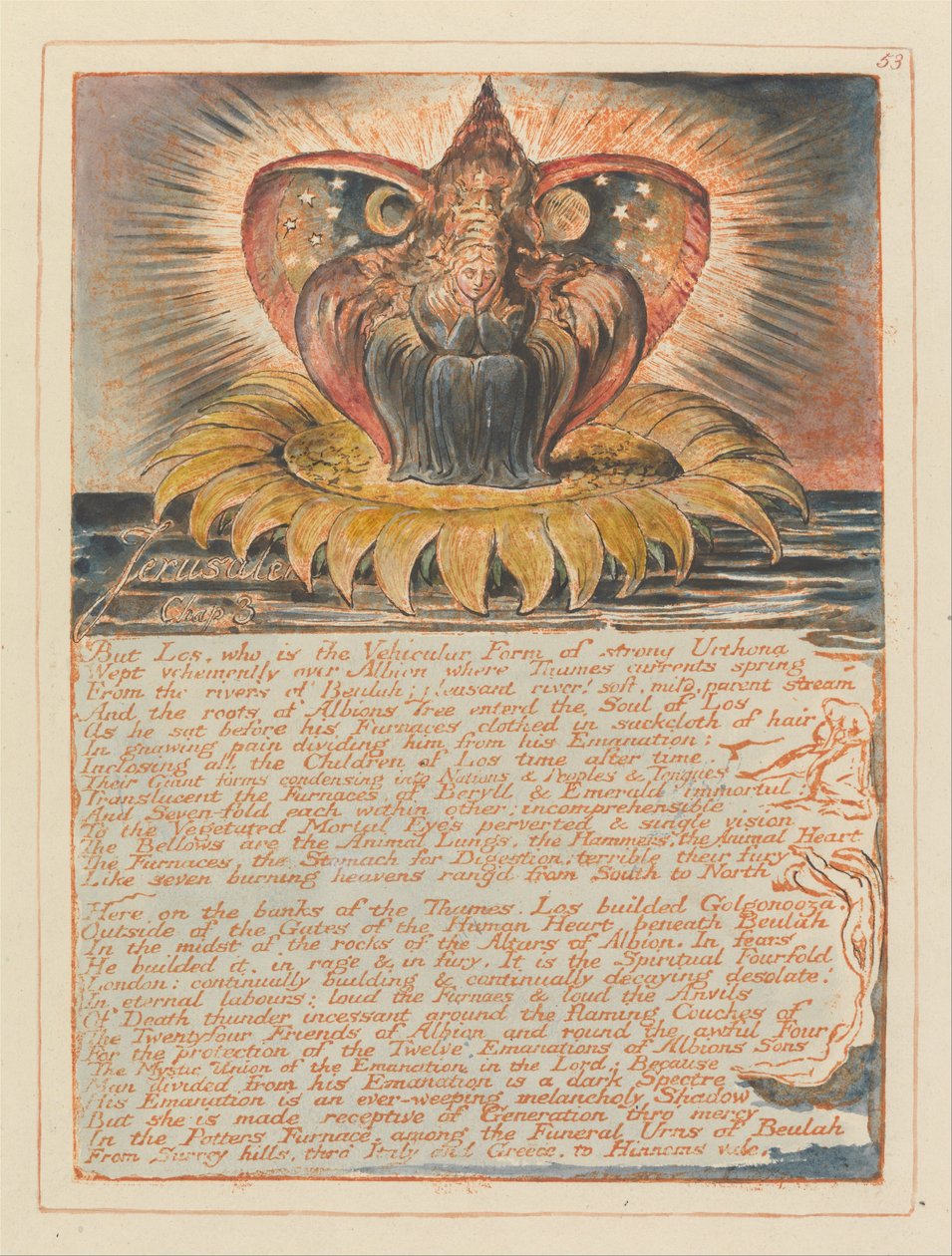 Jeruzalem, Plaat 53, Jeruzalem, Hoofdstuk 3 door William Blake