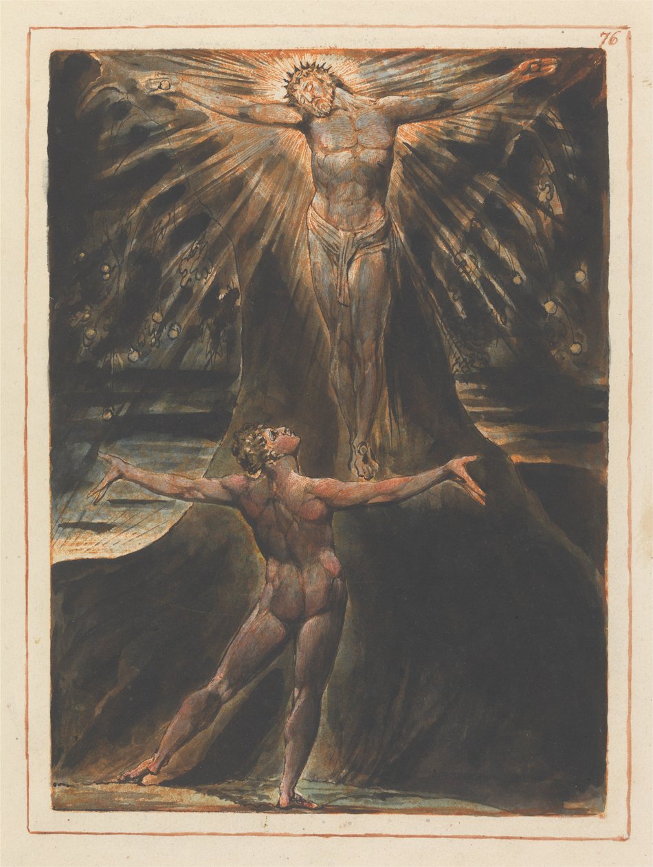 Jeruzalem, Plaat 76 door William Blake
