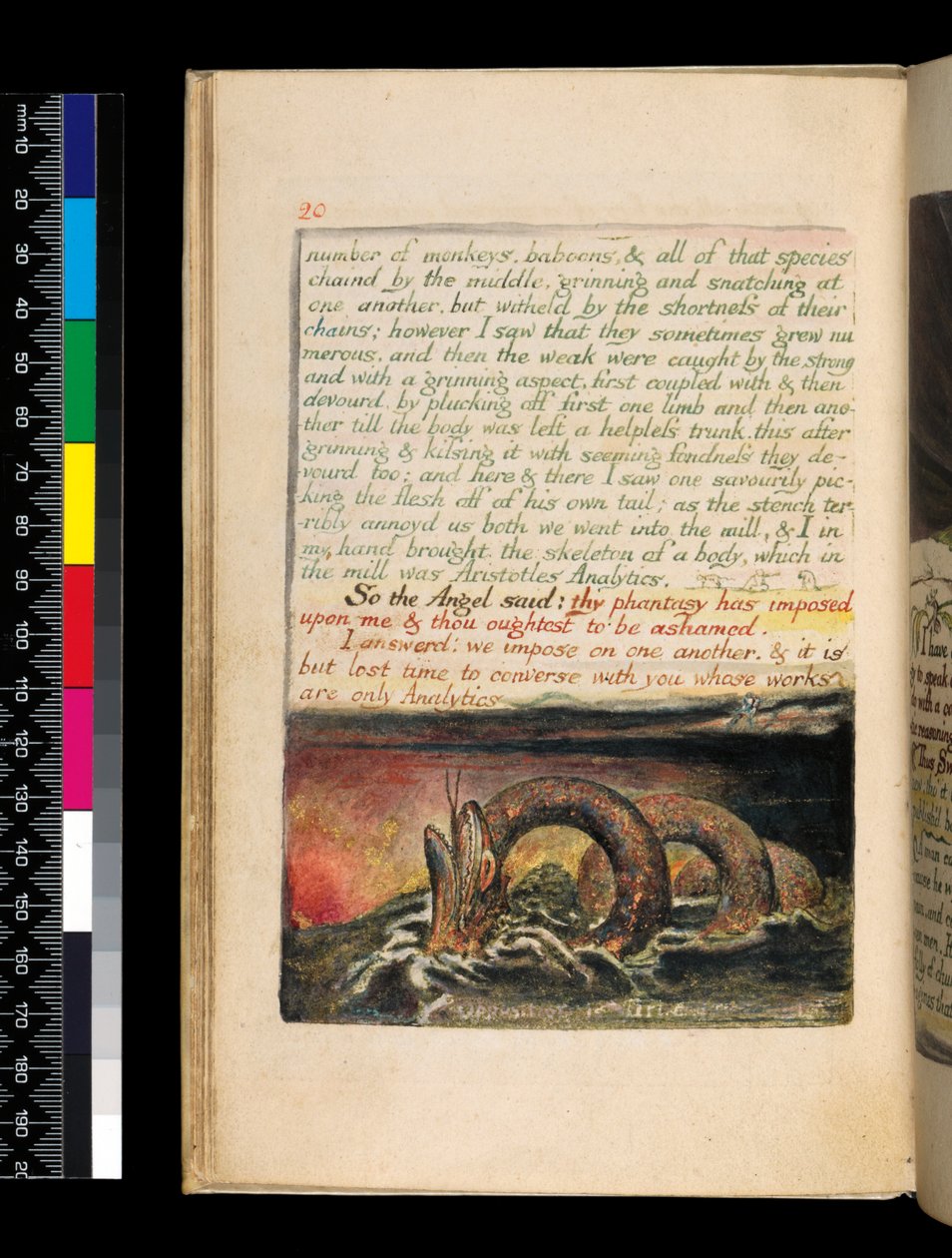 Huwelijk van Hemel en Hel (pl.20), ca. 1790-93 door William Blake