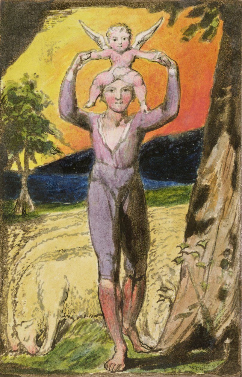 Frontispice voor Songs of Experience: plaat 29 uit Songs of Innocence and of Experience (kopie R) door William Blake