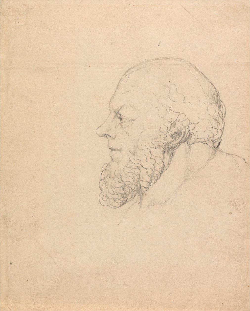 Socrates, een visionair hoofd door William Blake