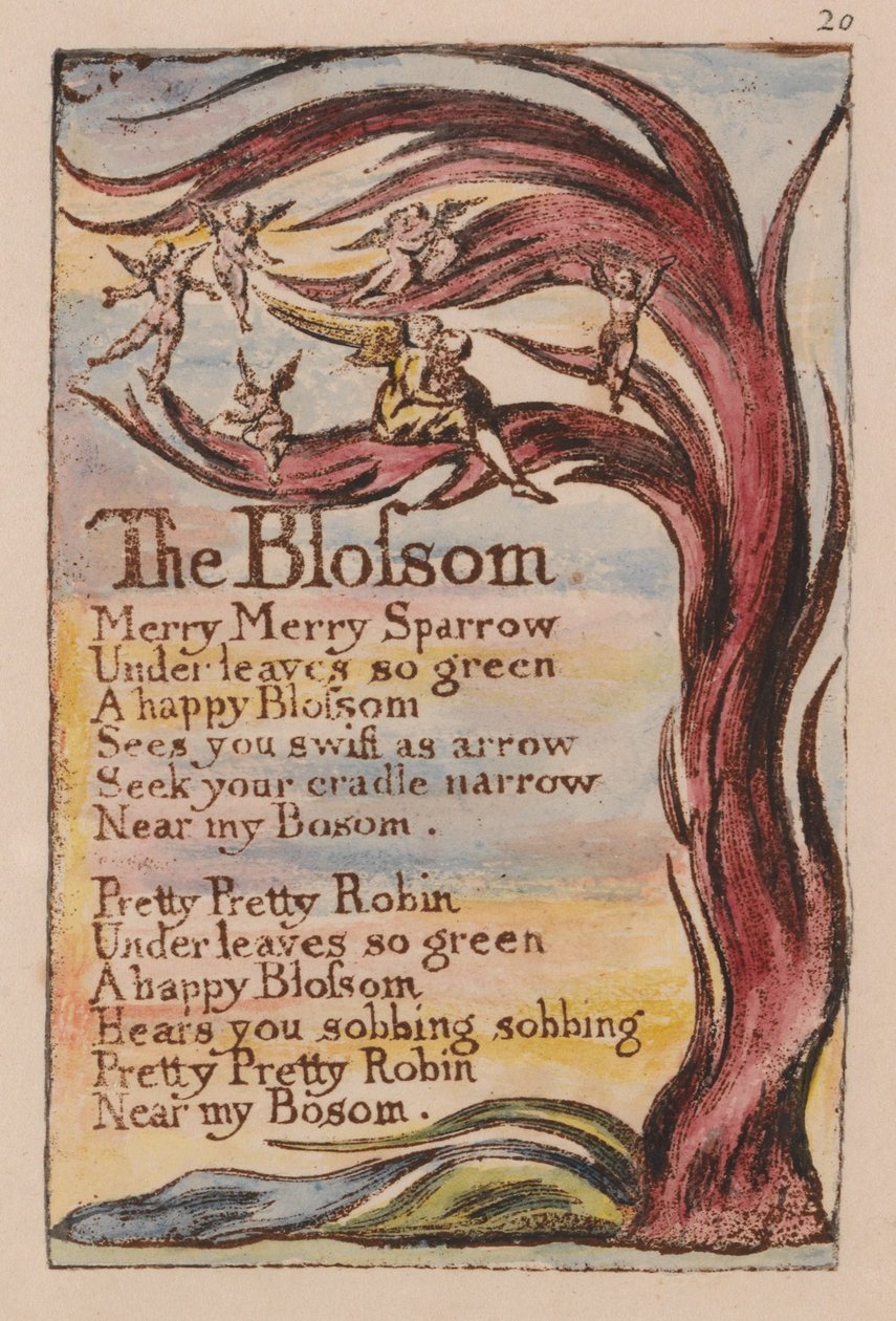 Liederen van onschuld en ervaring, plaat 20 door William Blake