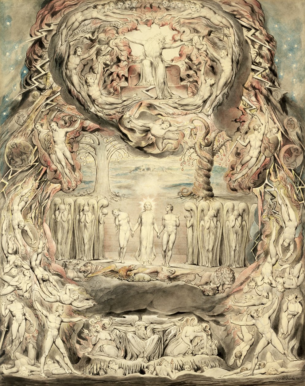 De Val van de Mens door William Blake