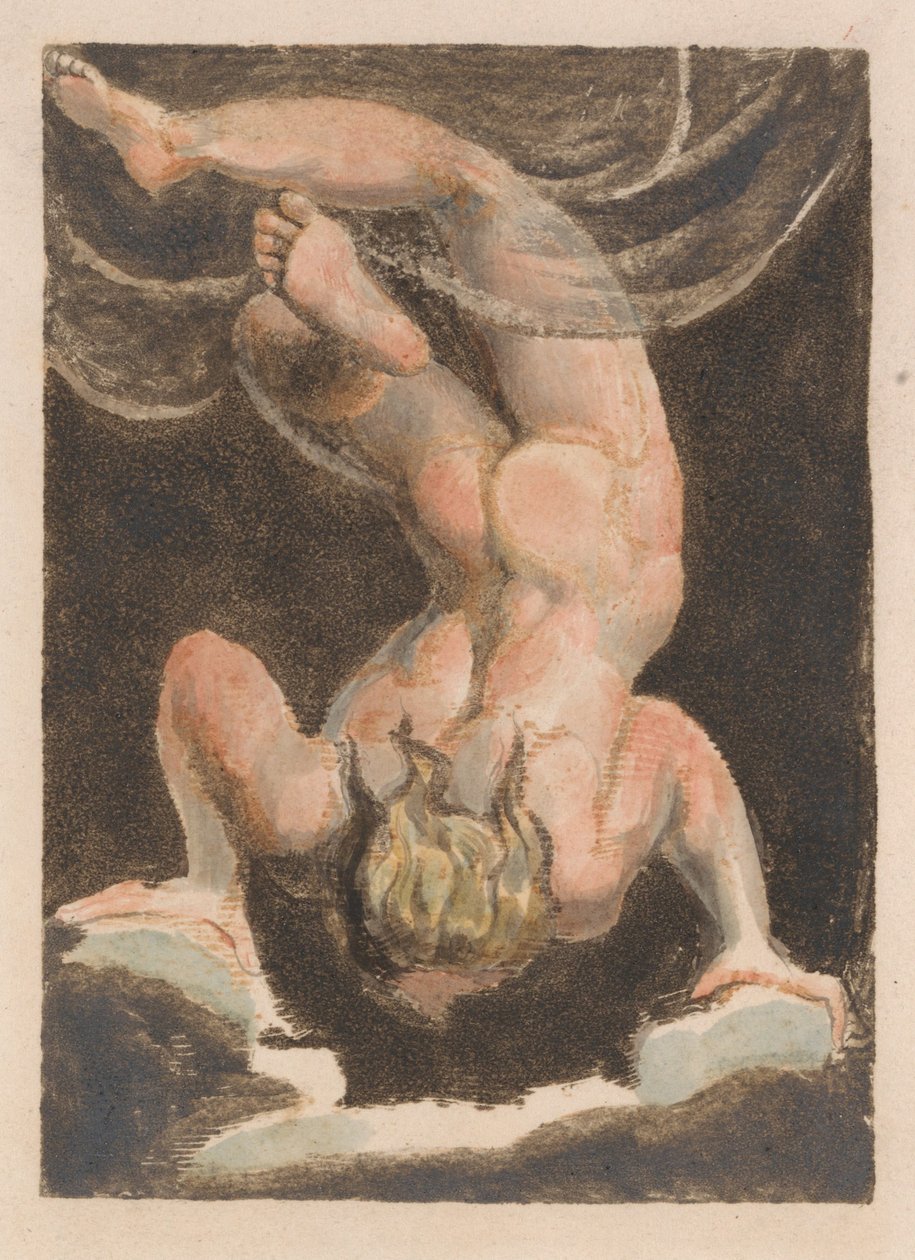 Het eerste boek van Urizen, Plaat 15 (Bentley 14) door William Blake
