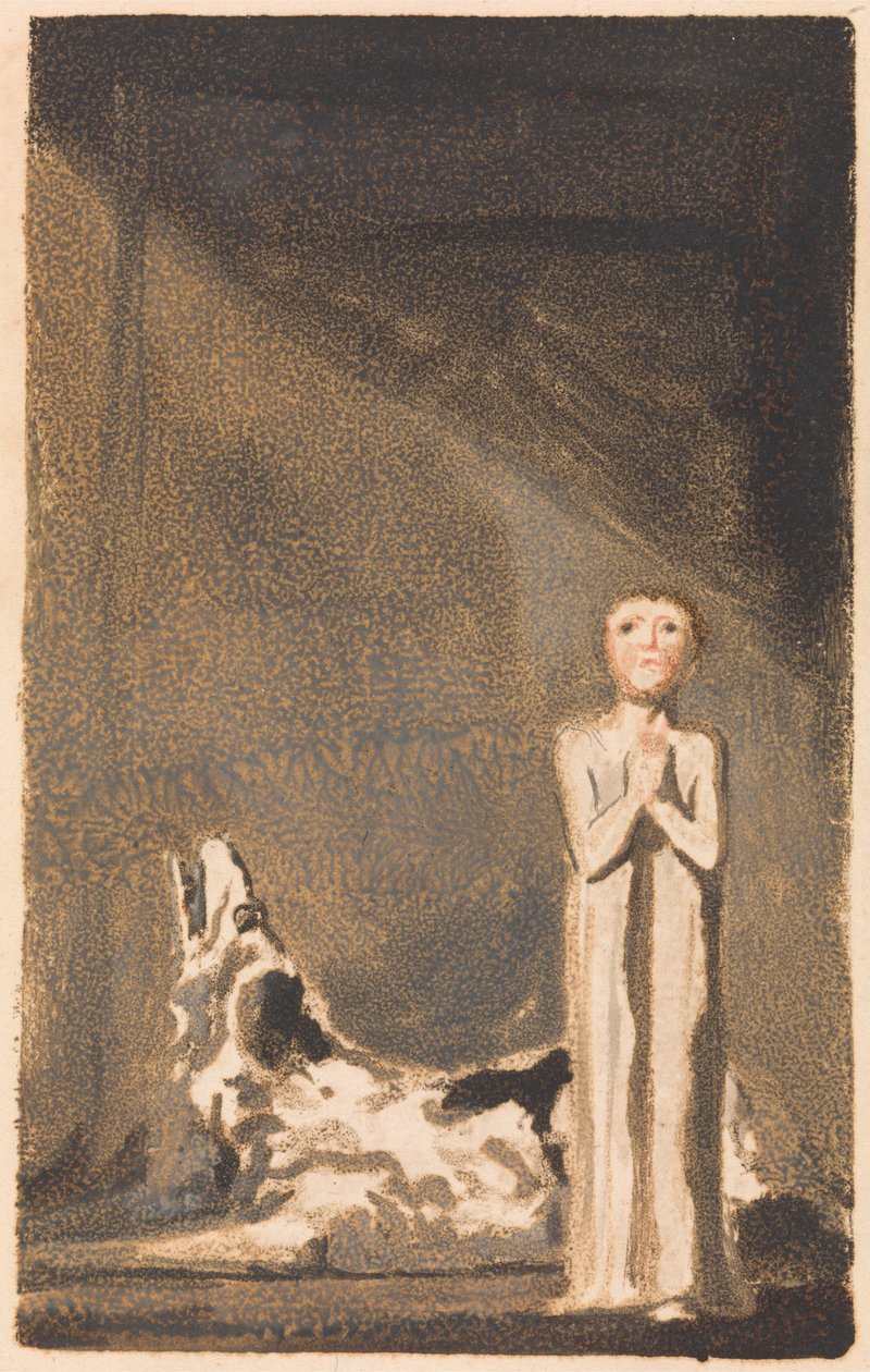 Het eerste boek van Urizen, Plaat 24 (Bentley 26) door William Blake
