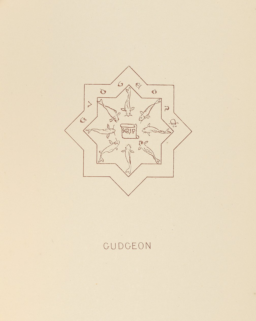 Gudgeon, 1878 door William Burges
