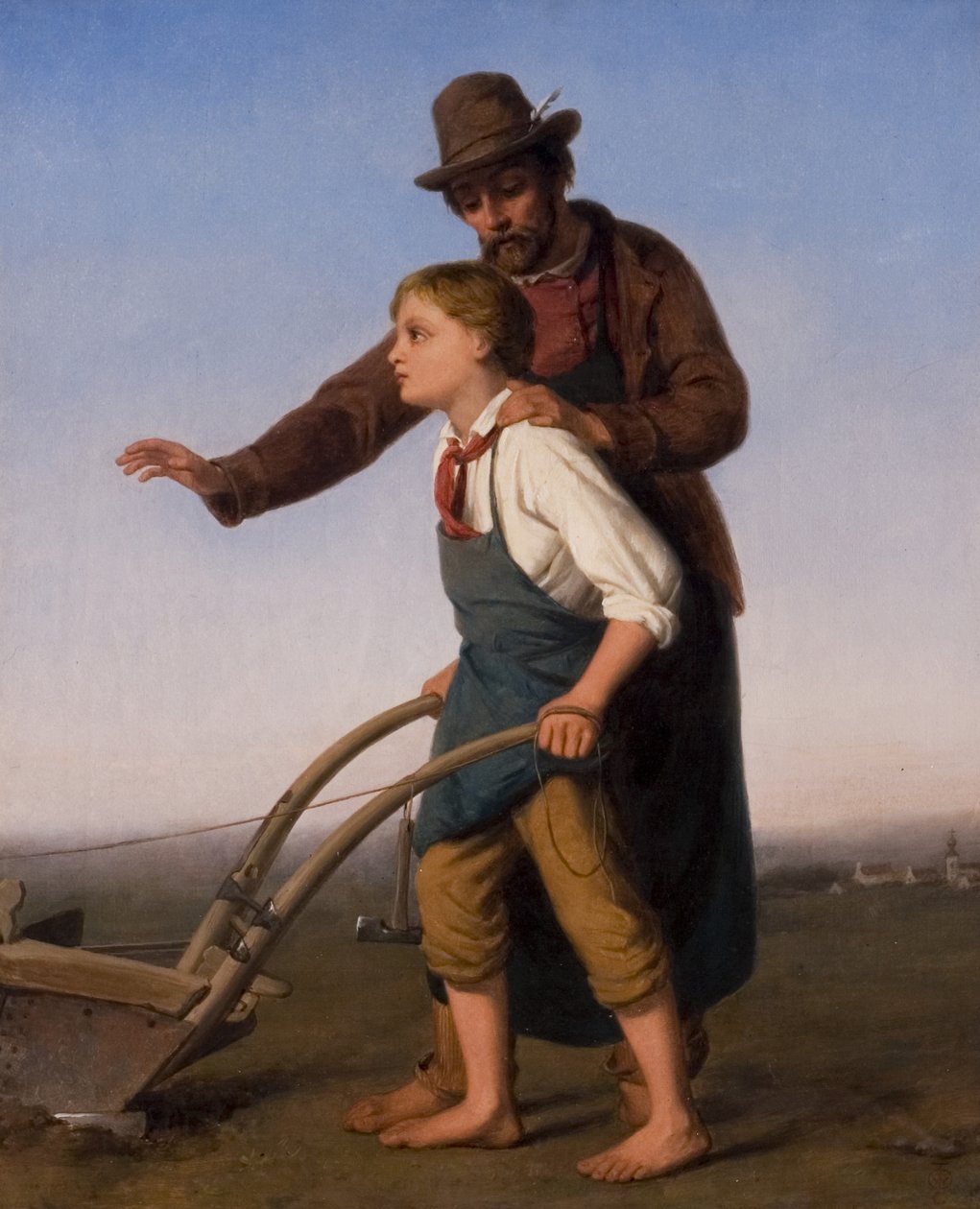 Leid een kind op in de weg die hij moet gaan door William Dobson