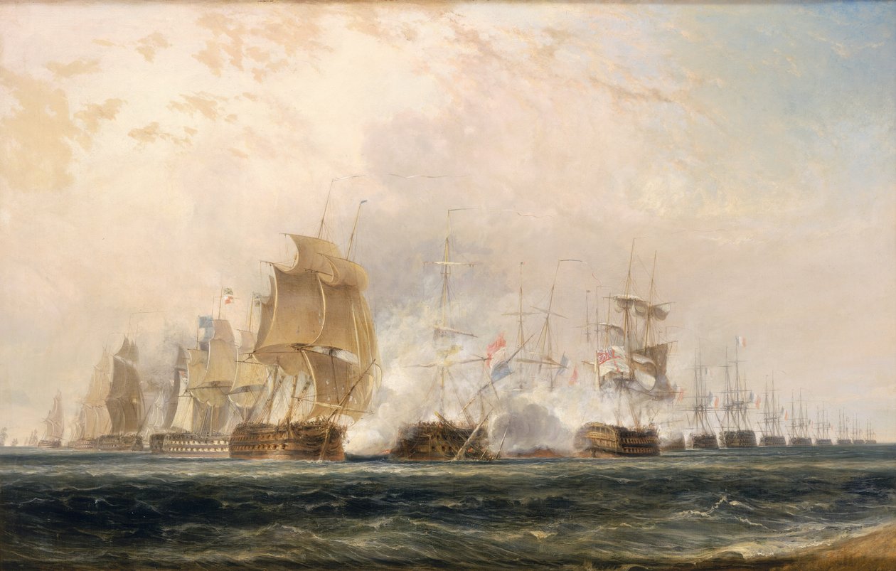 De Slag bij de Nijl door William Daniell