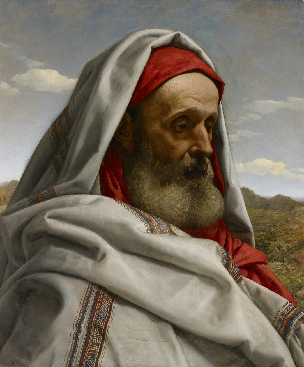 Eliezer van Damascus, 1860 door William Dyce