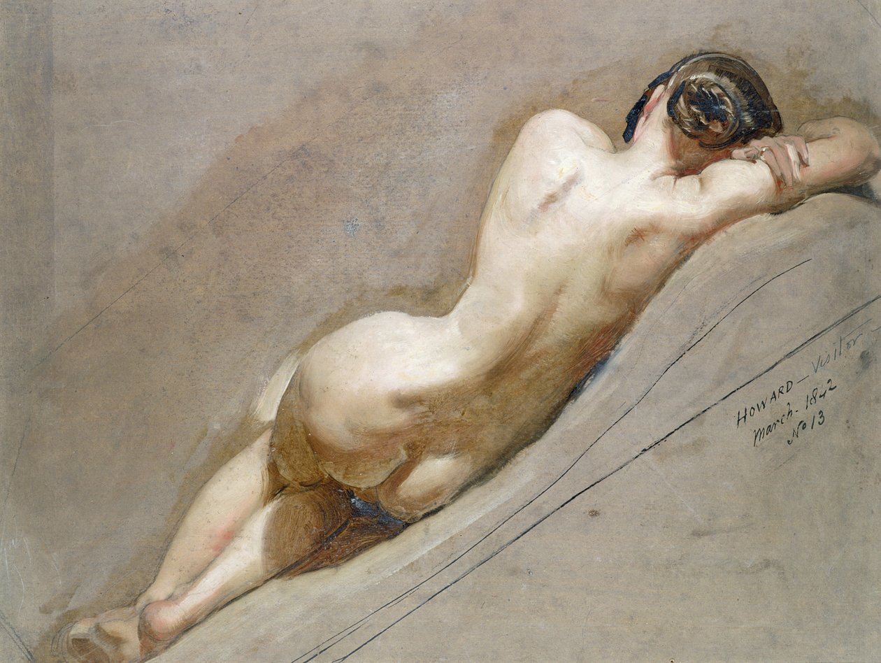 Levensstudie van het vrouwelijke figuur door William Edward Frost