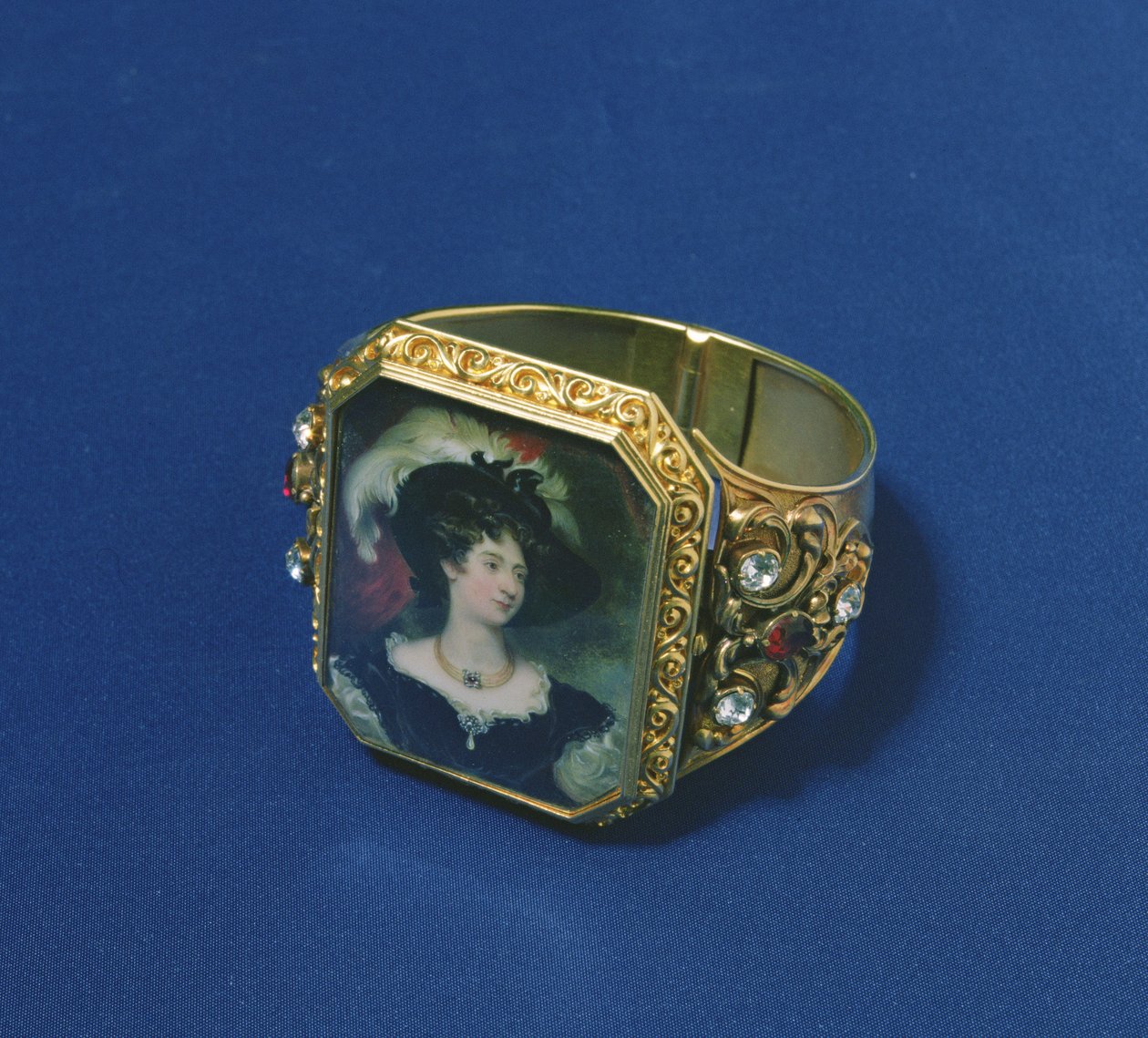 Armband met portret miniatuur van Charlotte, Hertogin van Northumberland door William Essex