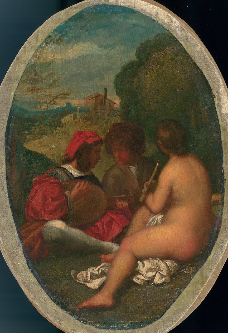 Le Concert Champetre, naar Titiaan door William Etty