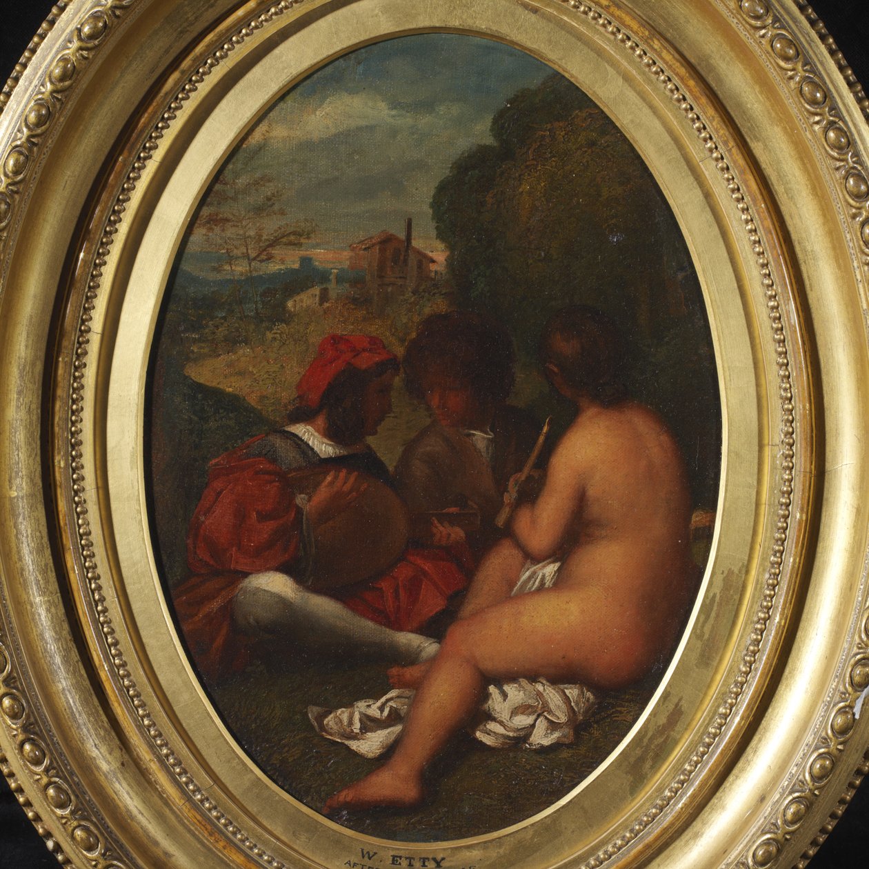 Le Concert Champetre, naar Titiaan door William Etty