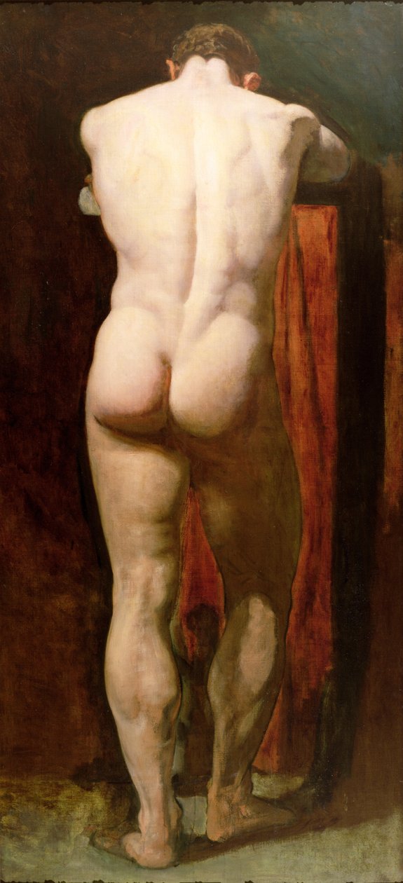 Staande Mannelijke Naakt door William Etty