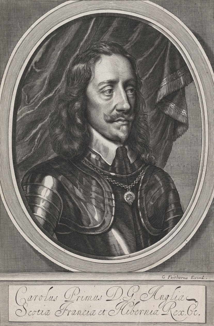 Karel I door William Faithorne