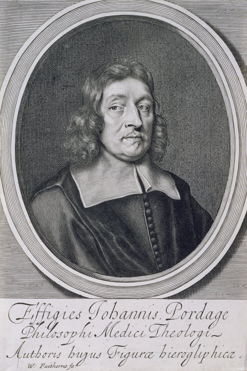 Portret van John Pordage (1608-98) door William Faithorne