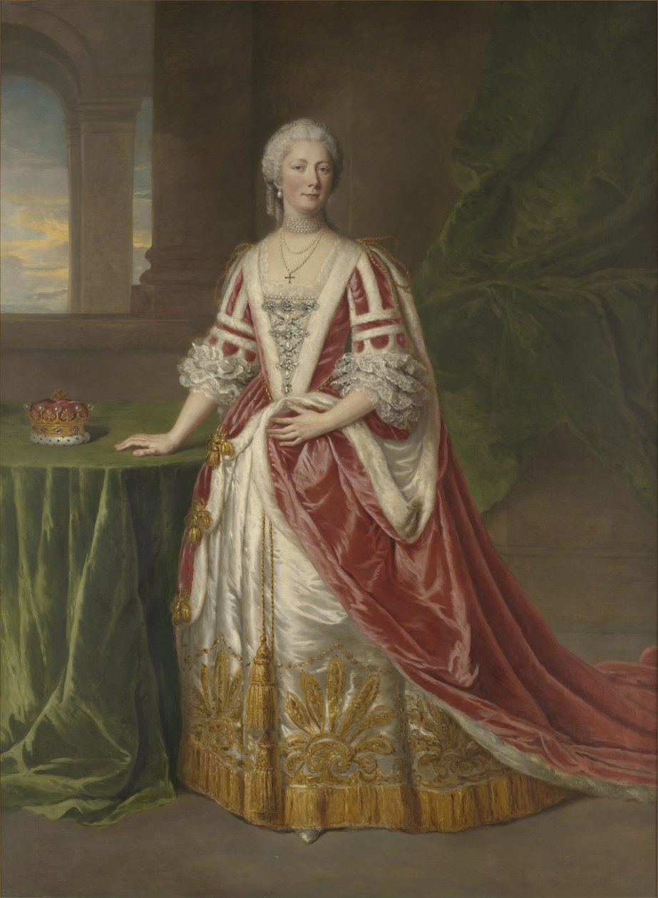 Portret van Hester Pitt, gravin van Chatham, geboren Grenville (1721-1803) door William Hoare