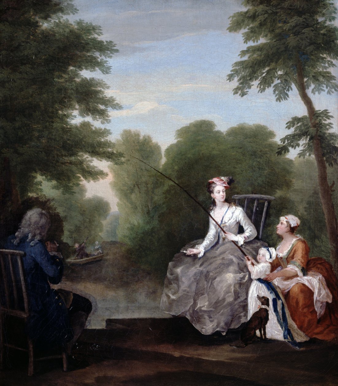 Een Visserspartij door William Hogarth