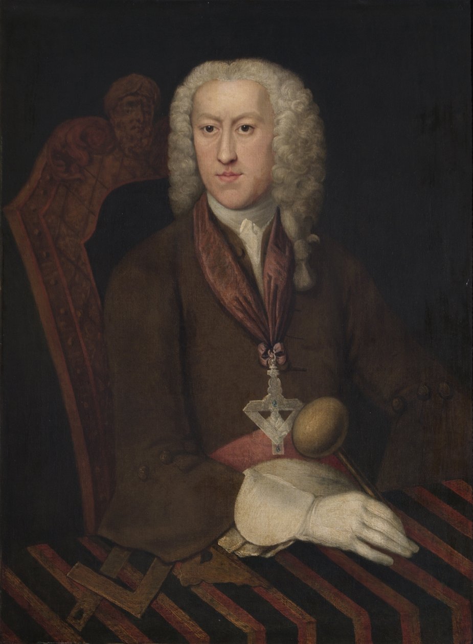 Kolonel John Pitt, ca. 1730 door William Hogarth