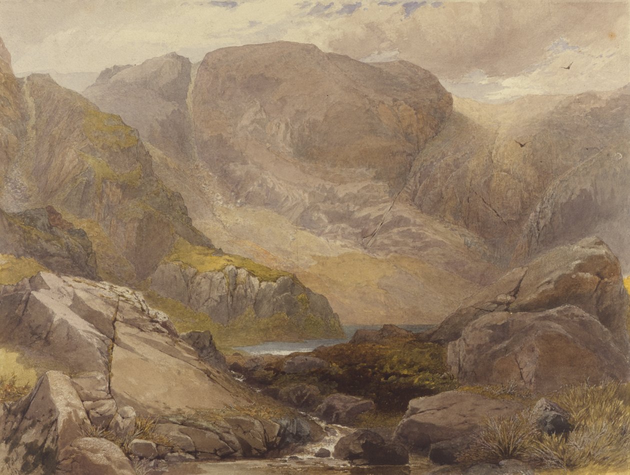 Landschap, 1867 door William Hull