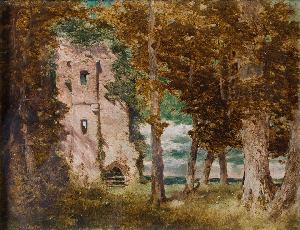 Ruïnes van Kirkoswald Castle, Cumberland door William James Blacklock