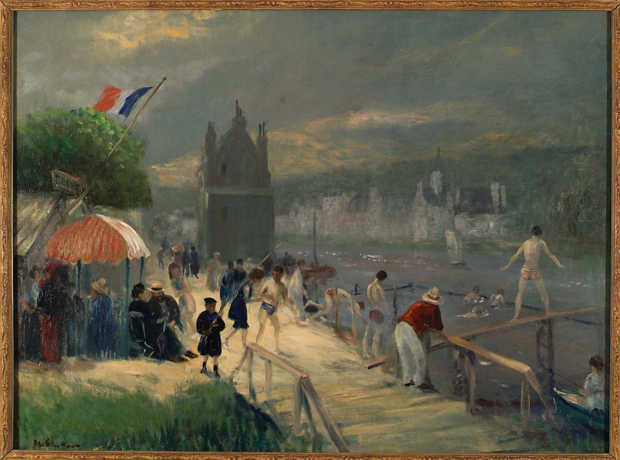 Chateau Thierry, 1906 door William James Glackens