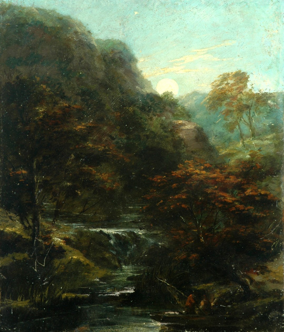 Avond aan de rivier door William James Muller