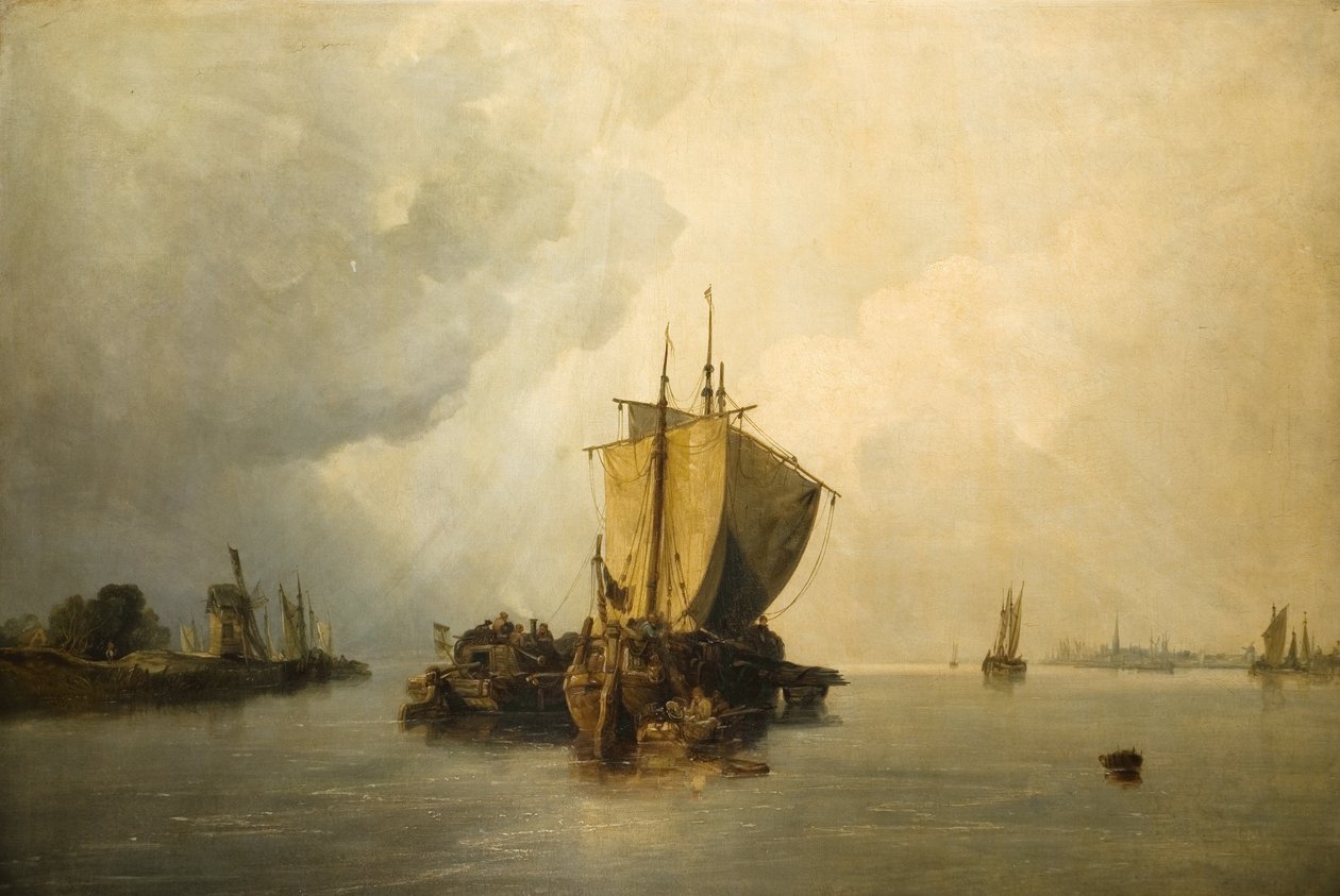 De Mond van de Schelde, 1836 door William James Muller