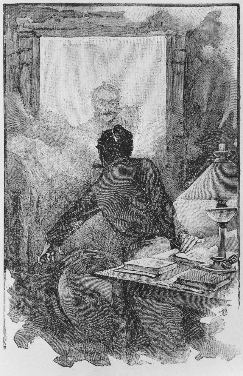 De verteller en de Horla, illustratie uit 