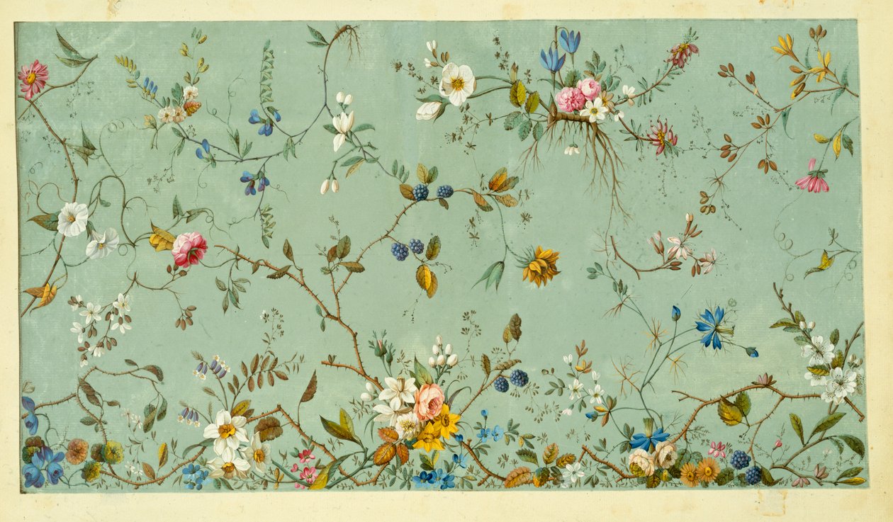 Marmeren eindpapier door William Kilburn