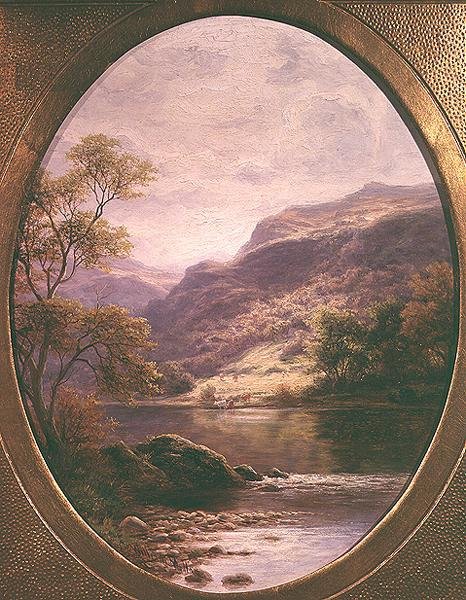Uitzicht in Wales door William Mellor