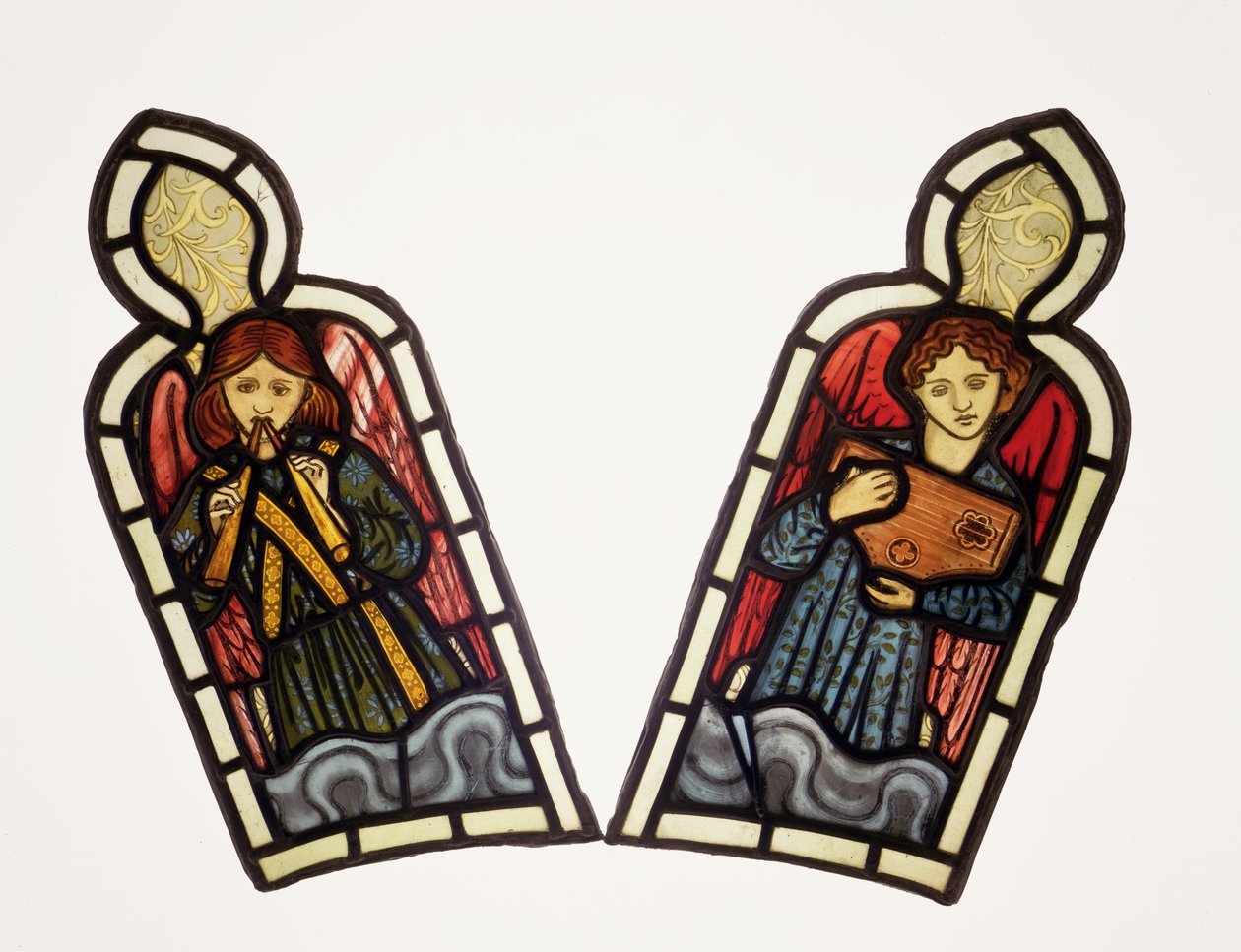 Ontwerp voor glas-in-lood door William Morris