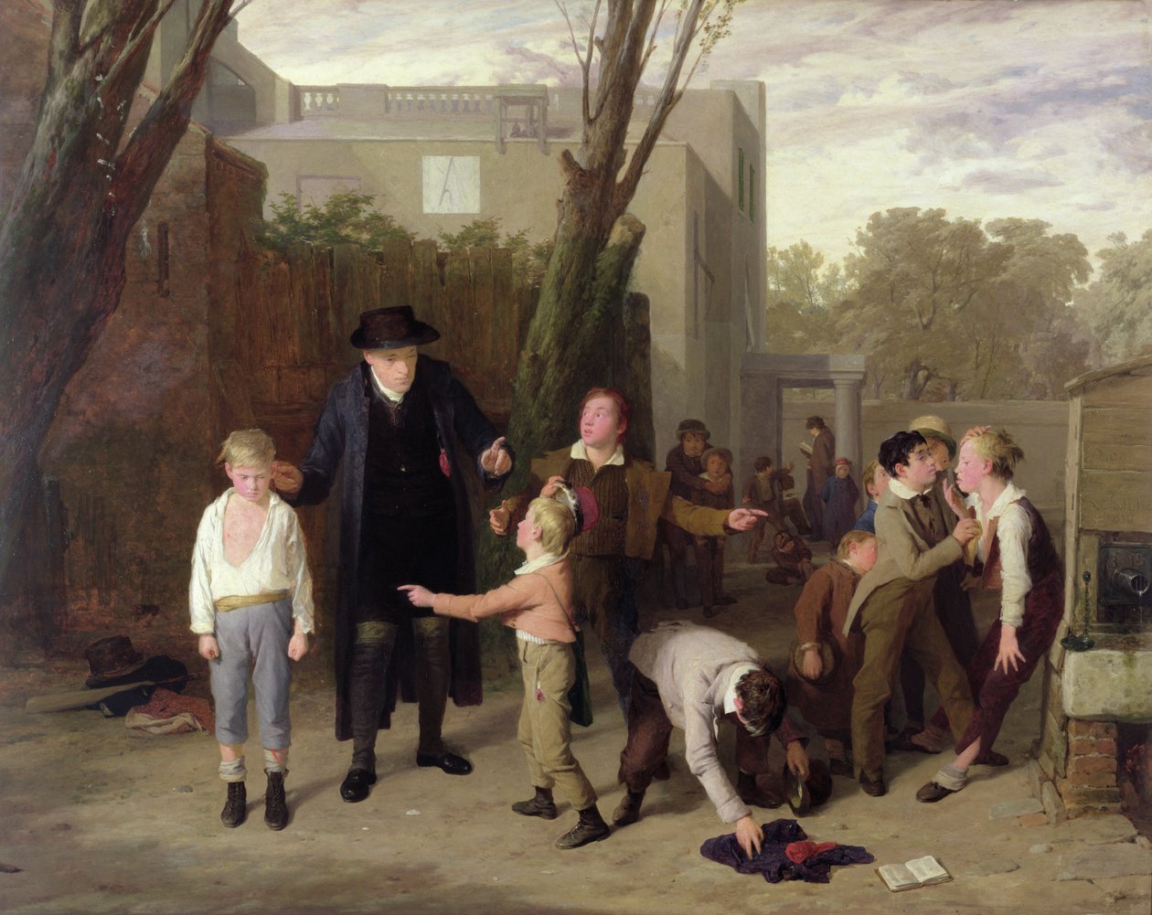Het gevecht onderbroken, 1815-16 door William Mulready